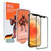 Cadorabo Panzerfolie für Apple iPhone 12 MINI Schutzfolie in Transparent Displayschutz Gehärtetes Schutzglas Folie