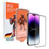 Cadorabo Panzerfolie für Apple iPhone 14 PRO MAX Schutzfolie in Transparent Displayschutz Gehärtetes Schutzglas Folie