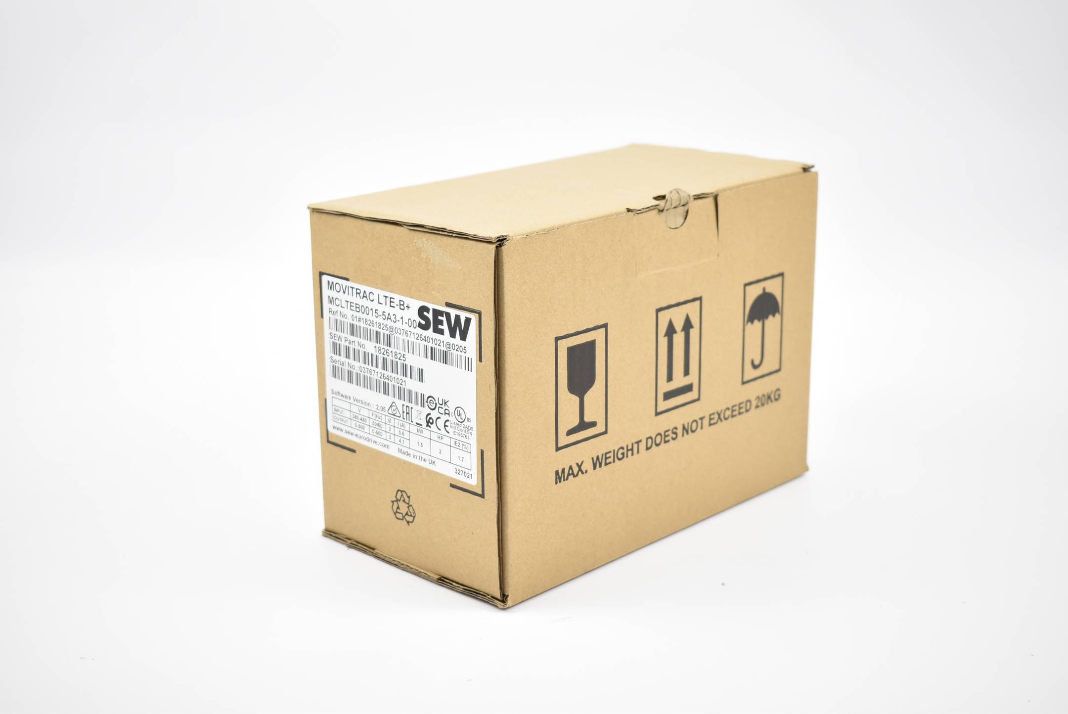 SEW-Eurodrive Movitrac LTE-B+ MCLTEB0015-5A3-1-00 ( 18261825 ) 1,5kW-0