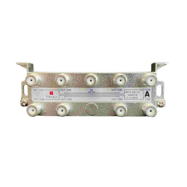 TRIAX 8-fach Verteiler, 1,2 GHz, 12 dB, 1 Stk.