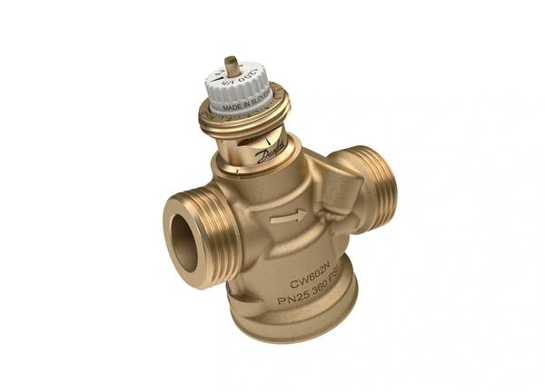 Danfoss druckunabh. Regelventil, ABQM 4,0 DN15, 65-650 l/h, oh. Messnip., 3/4" AG, 1 Stk.