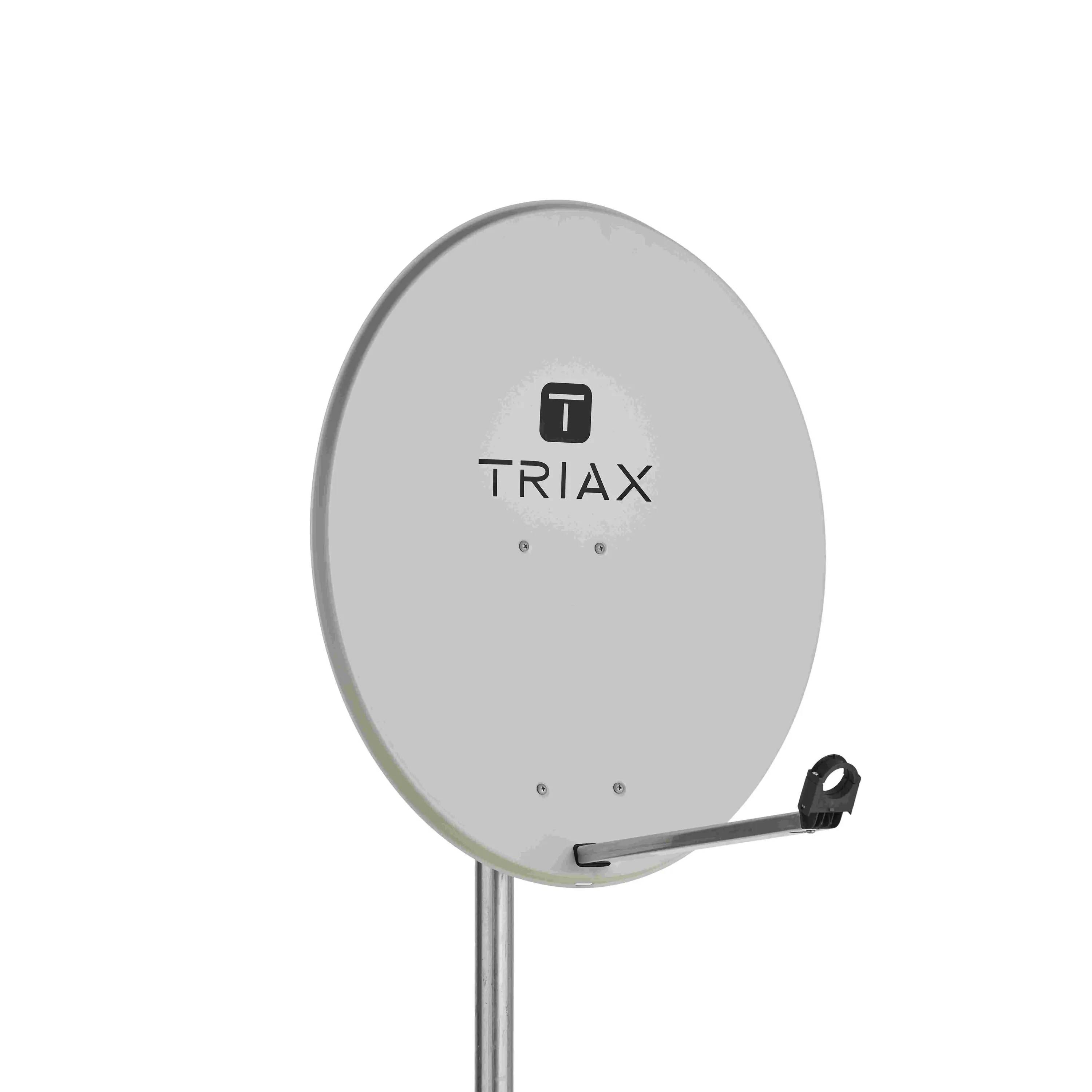 TRIAX Offset Antenne, Stahl, 85 x 75cm, lichtgrau, 1 Stk.-0