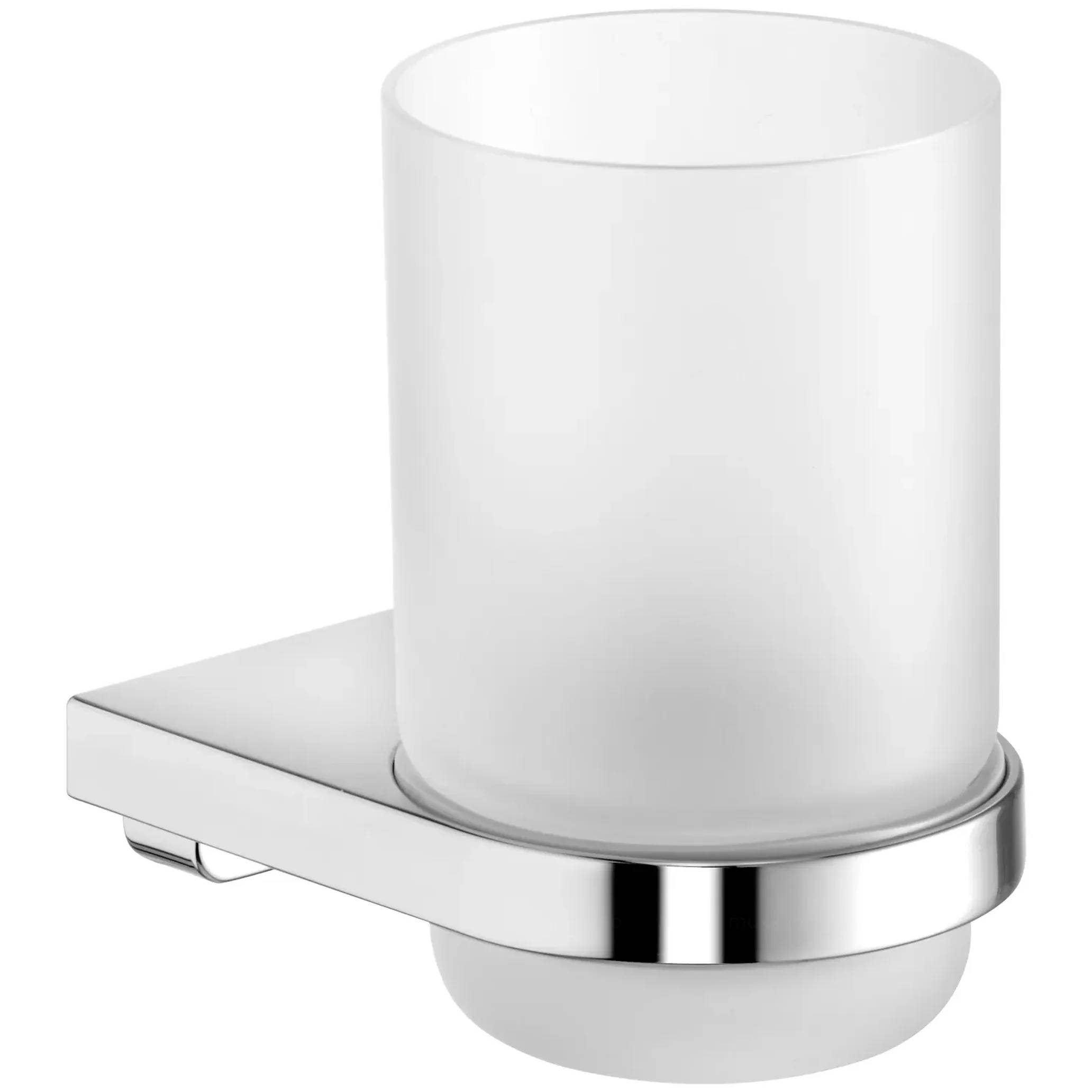 Keuco Glashalter chrom mit Kristallglas matt, 1 Stk.-0