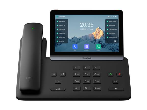 Yealink SIP-T88W Pro - VoIP-Telefon mit Rufnummernanzeige/Anklopffunktion - IEEE 802.11a/b/g/n/ac/ax (Wi-Fi)
