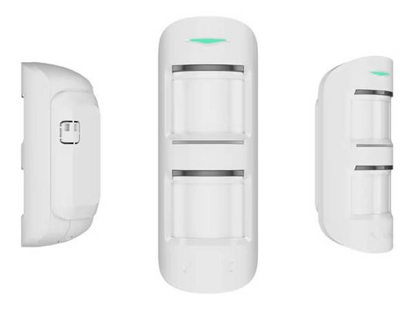 Motion detector outdoor wireless - 3-15m - IR curtain detector white
