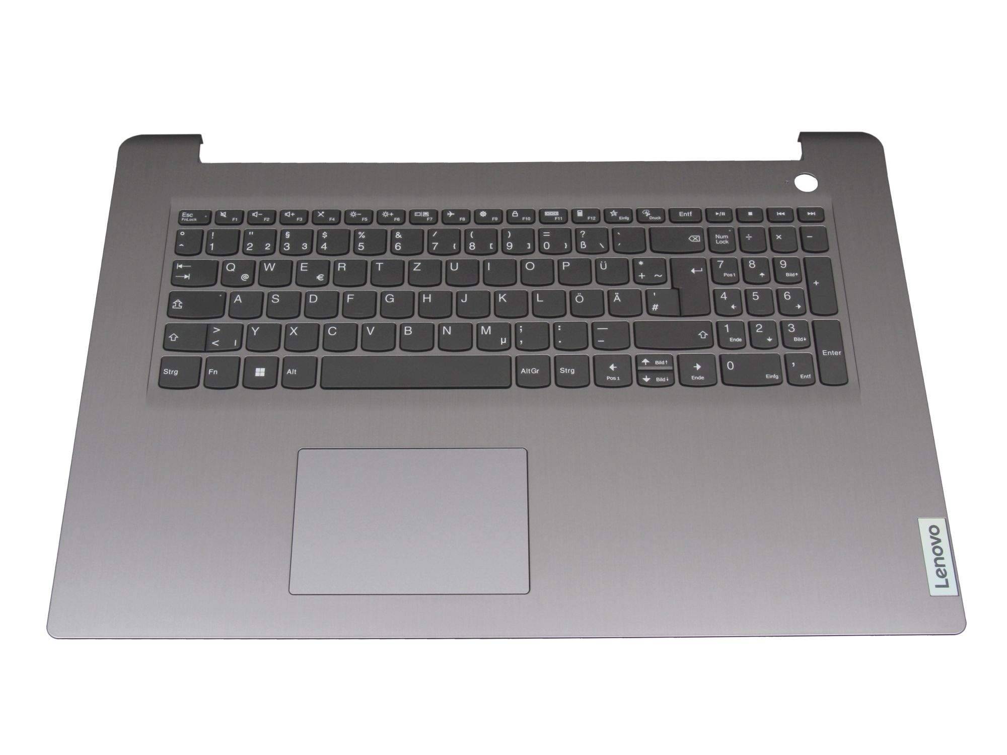 LENOVO - 5CB1C75072 Tastatur inkl. Topcase DE deutsch schwarz/grau - Tastatur-0