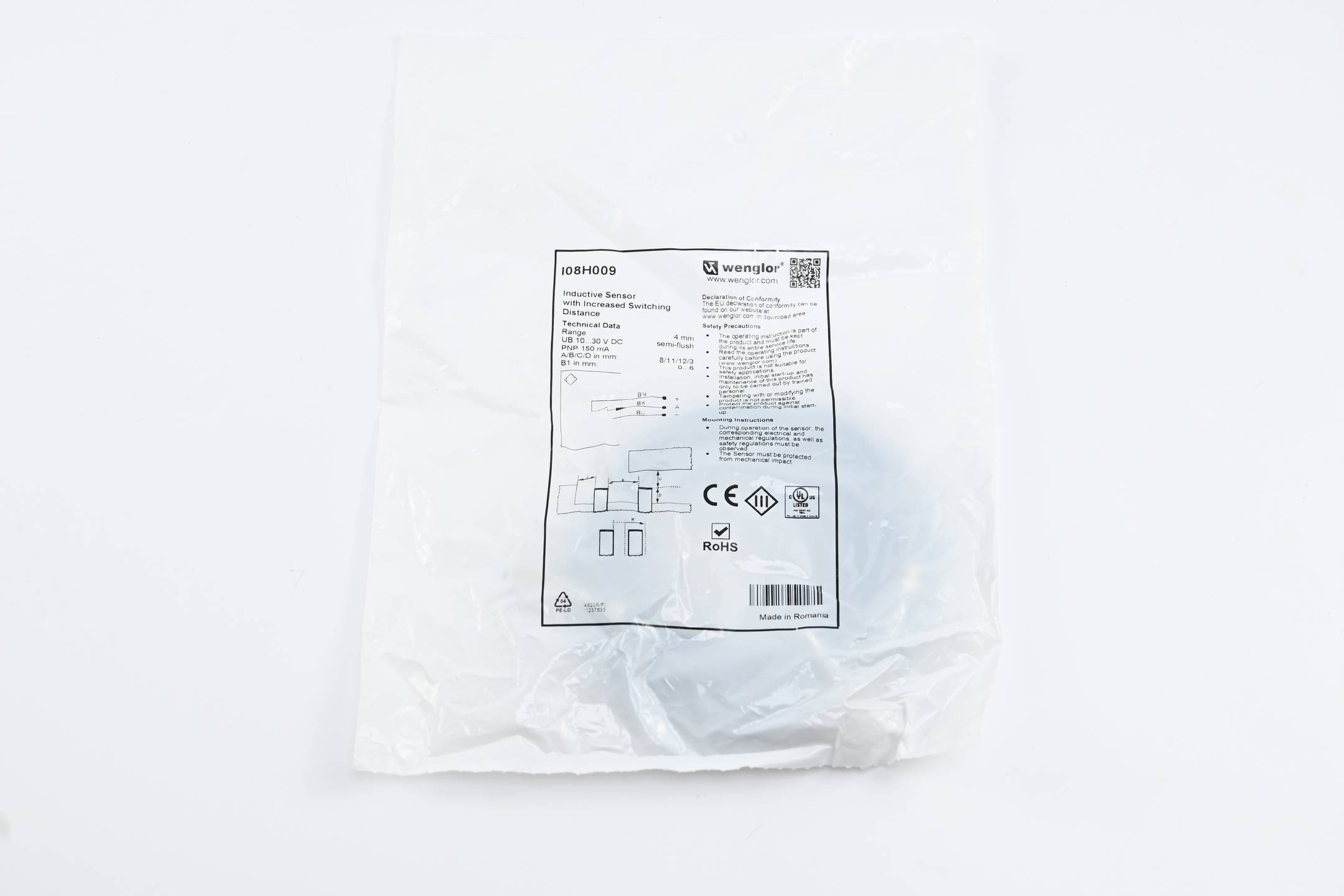 Wenglor I08H009 Inductive Sensor-0