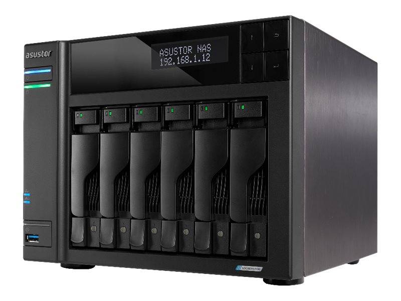 Asustor Lockerstor 6 Gen2+ - NAS-Server - 6 Schächte-0