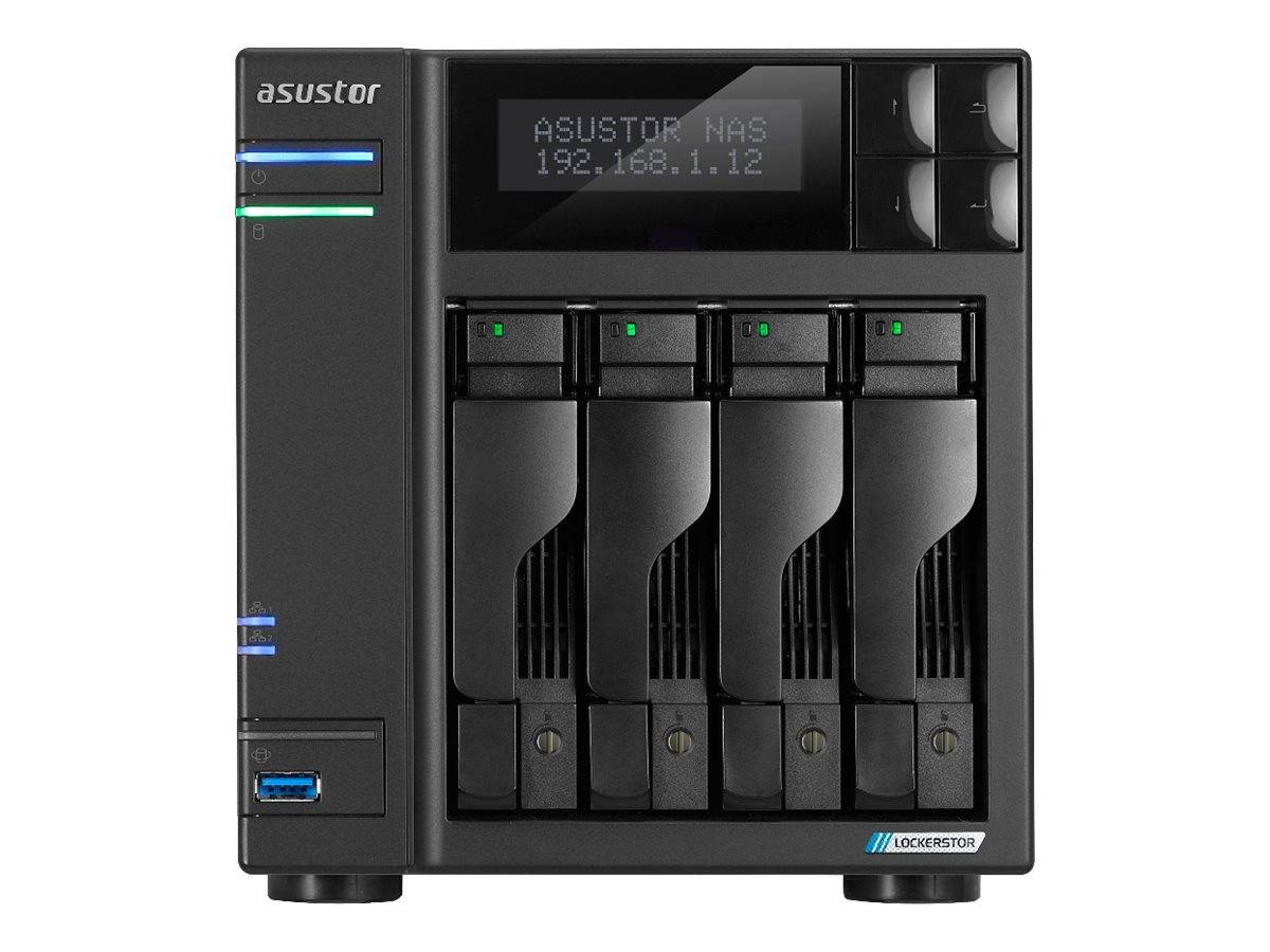 Asustor NAS 4 BAIE Quad-Core 2,0 GHz DDR4 Storage Server SATA 6 GB/s-0