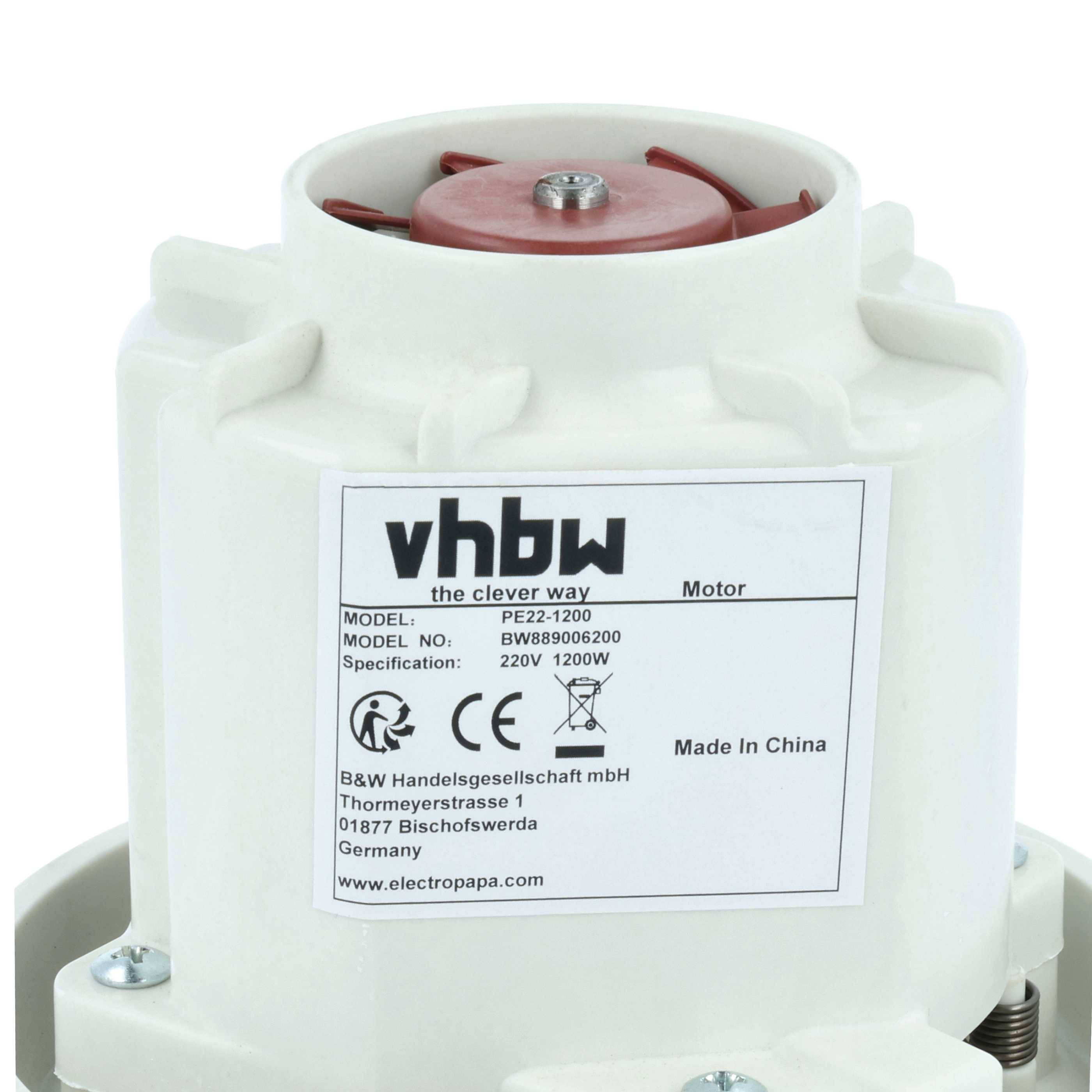 vhbw Ersatz Motor kompatibel mit Makita DVC 150L | 860L Staubsauger - 1200 W-3