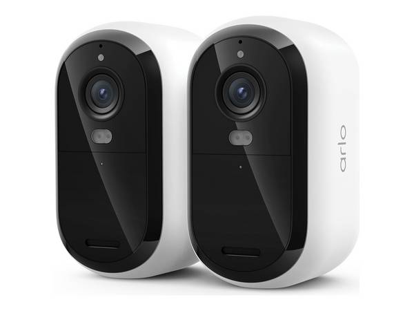 Arlo Essential 3 HD Sicherheitskamera Weiß 2er Set 2MP (1920x1080), WLAN, Akku, Indoor/Outdoor, Intelligente Erkennung