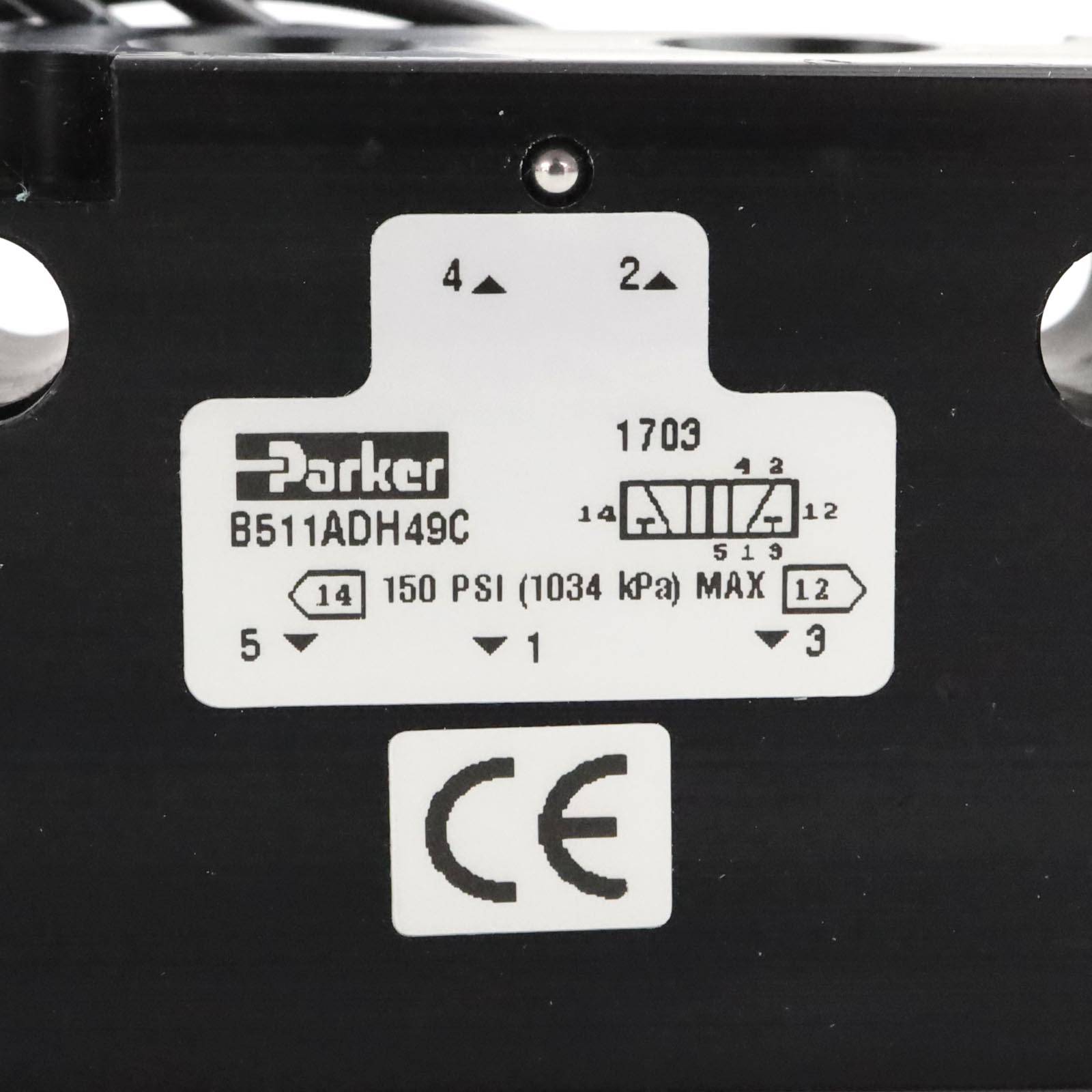Parker Wegeventil B511ADH49C OVP-2