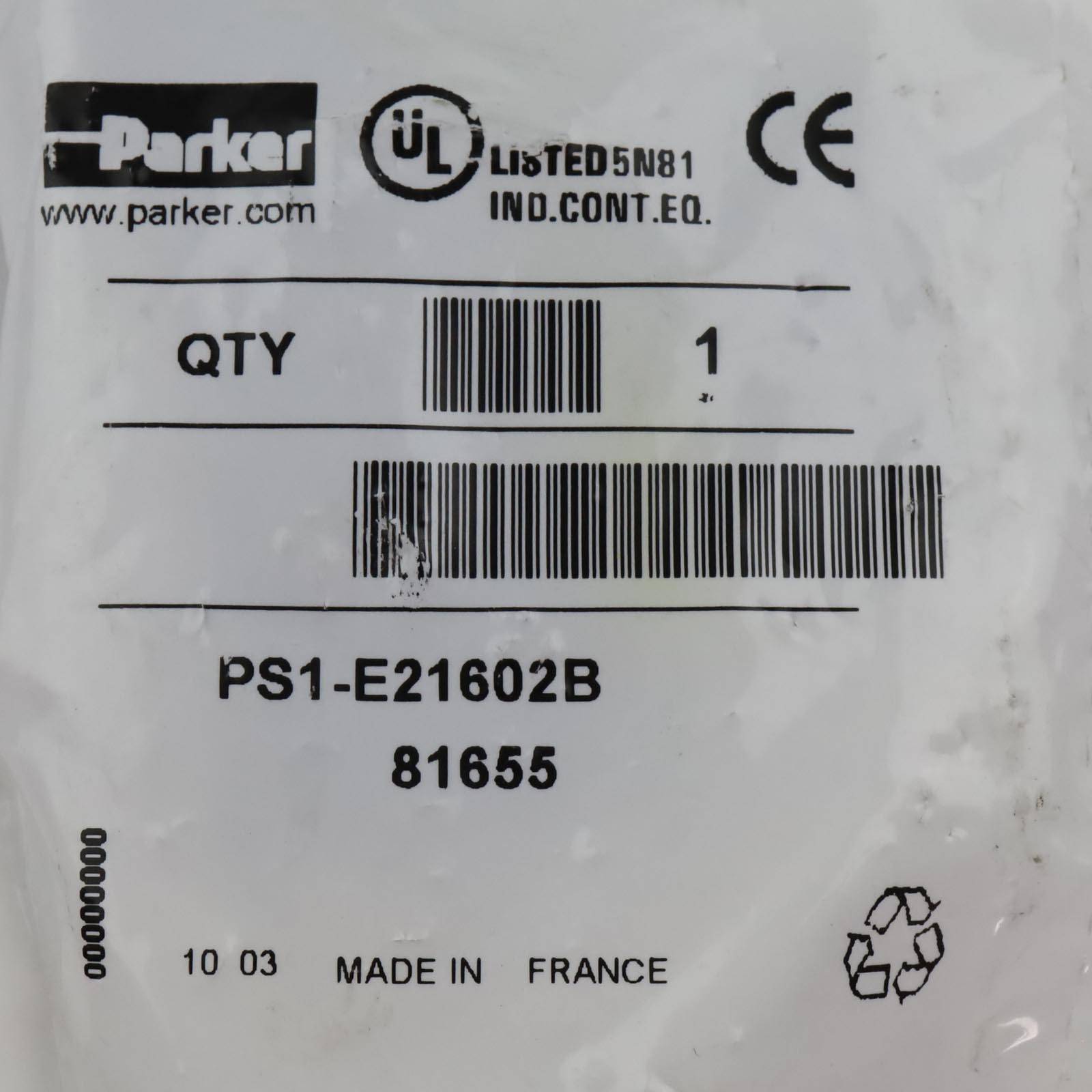 Parker INTERFACE WANDLER E/P PS1-E21602B OVP-1