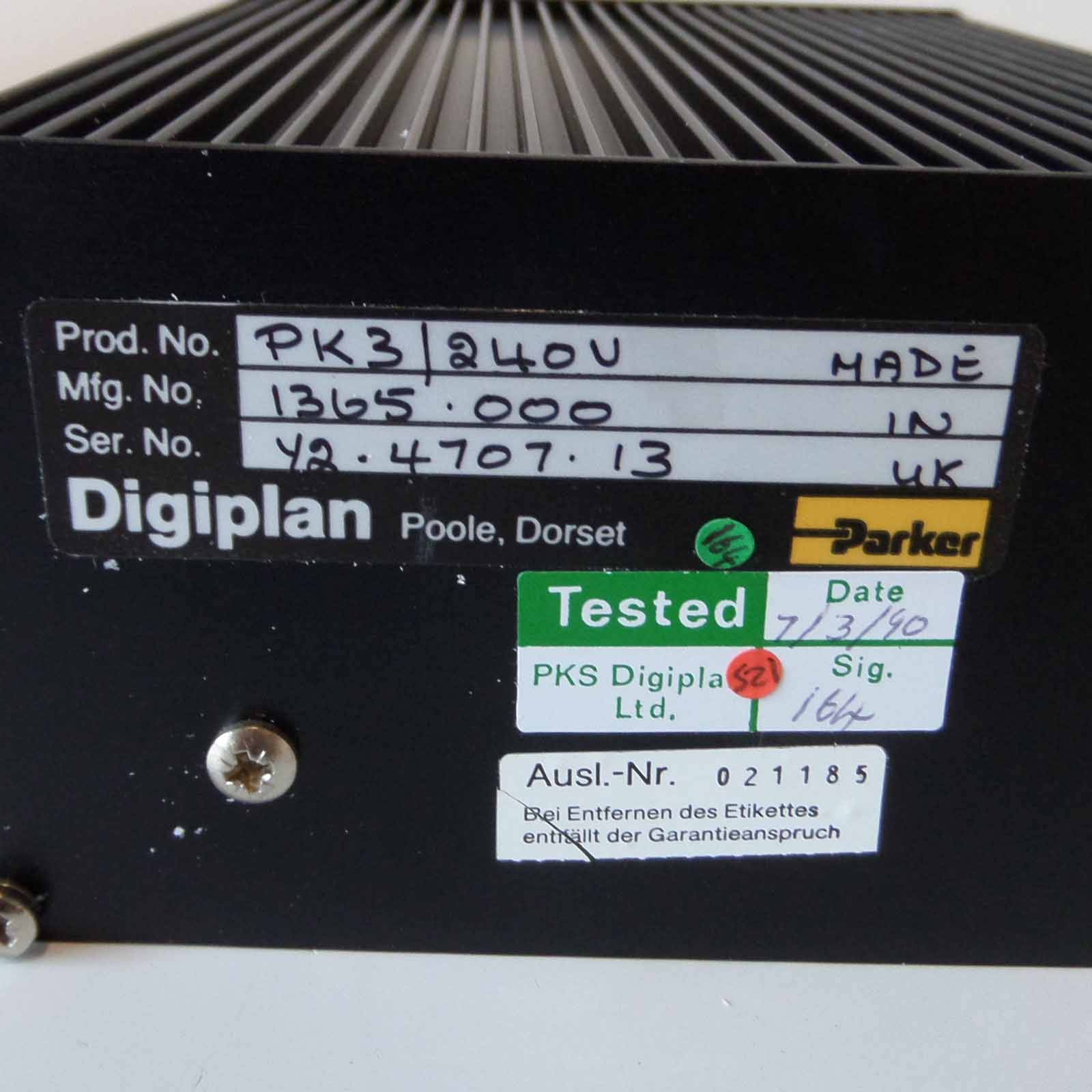 Parker Digiplan Stepping Motor Drive PK 3 240V OVP-1