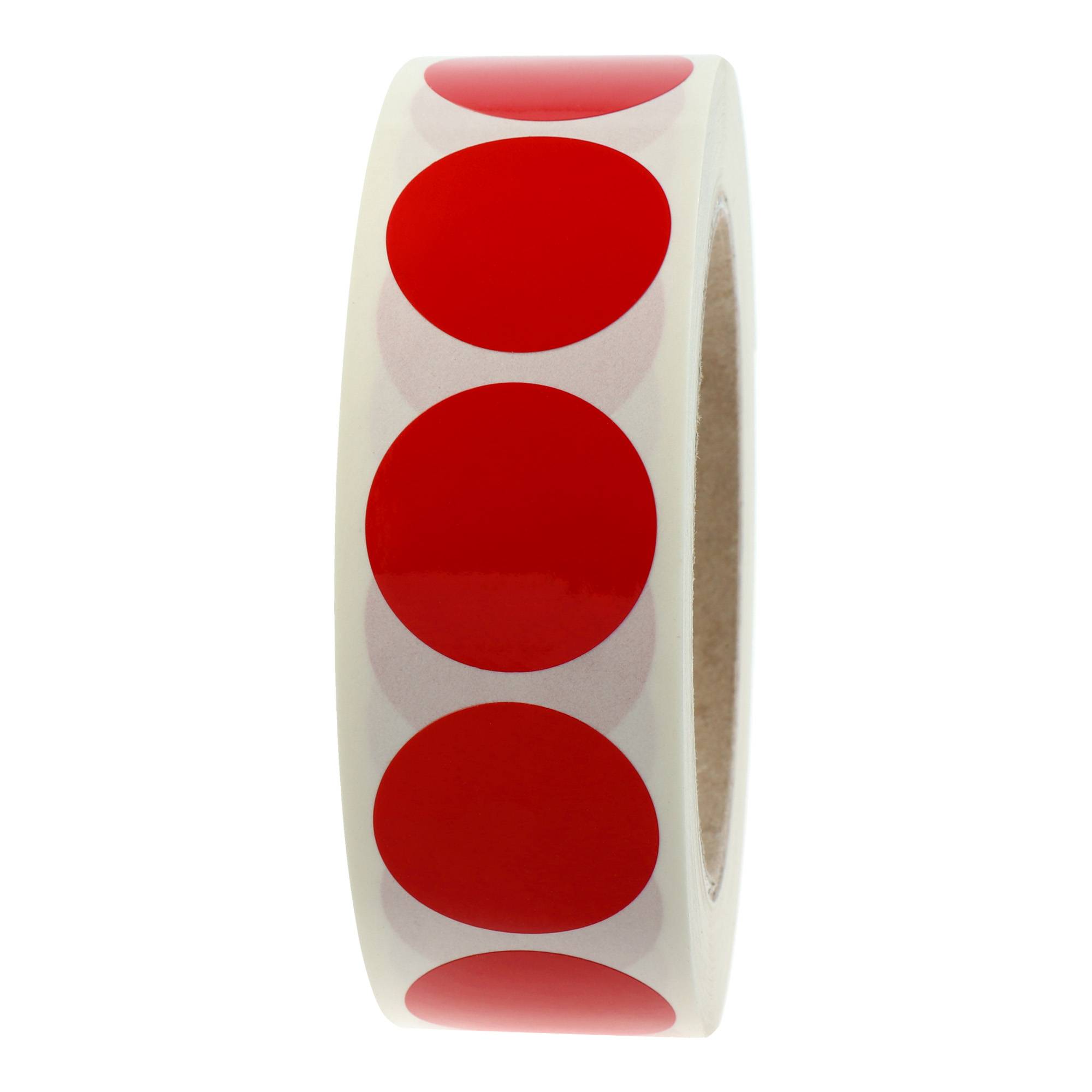 Labelident Klebepunkte rot, Ø 30 mm, PE-Folie, 1,57 Zoll, 1.000 Stück-0