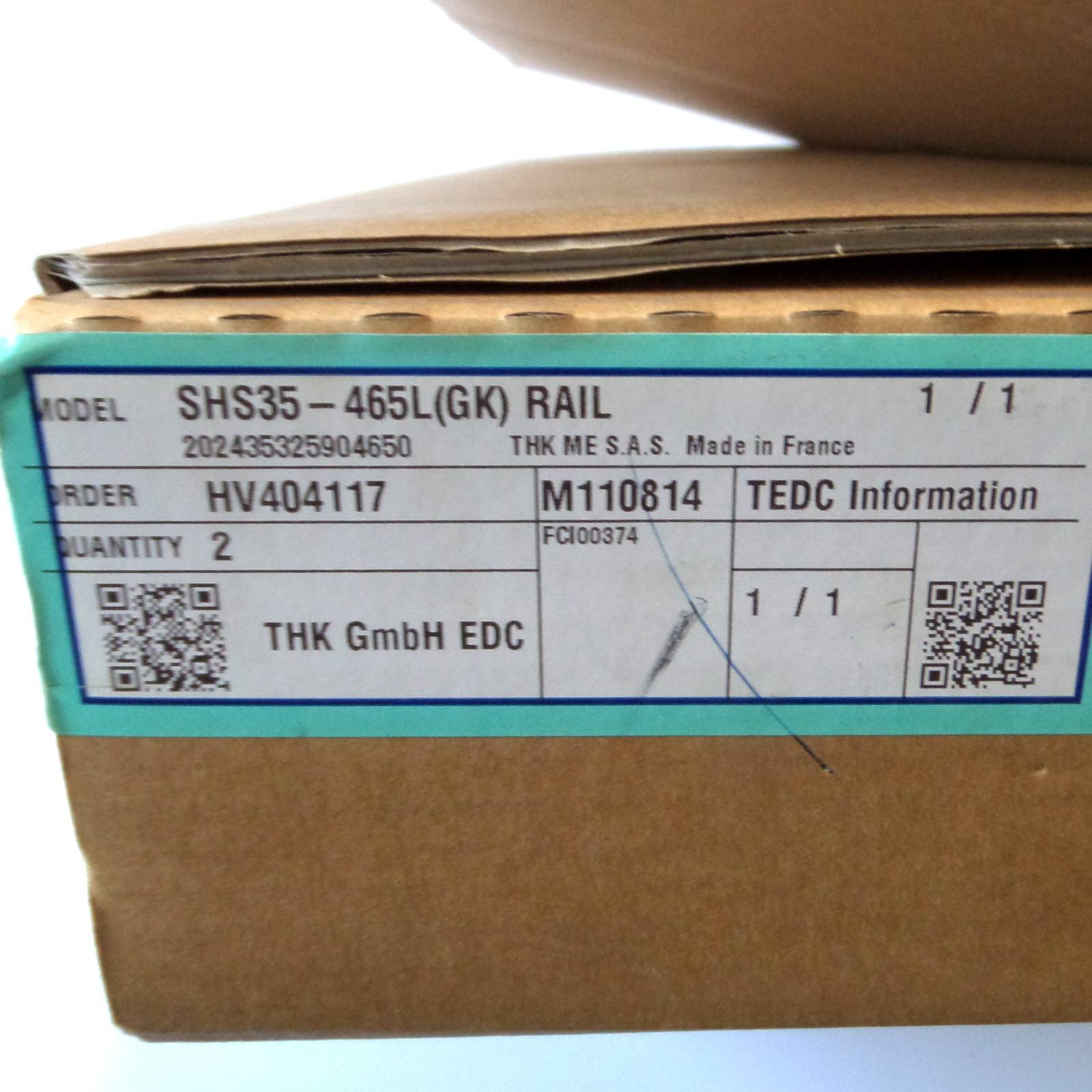 THK Linearschiene SHS35-465L(GK) RAIL (2Stk) OVP-1