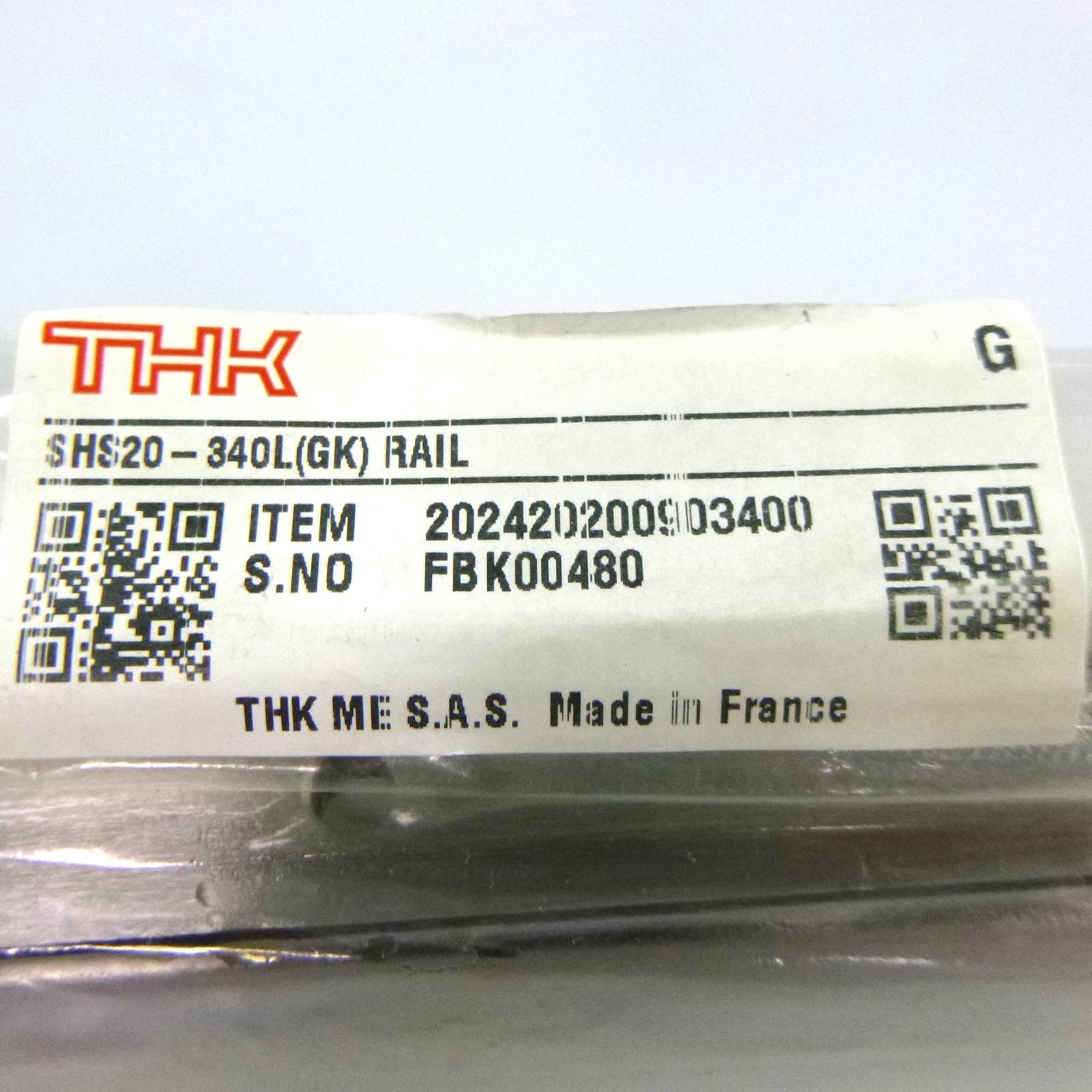 THK Linearschiene SHS20-340L(GK) Rail OVP-1
