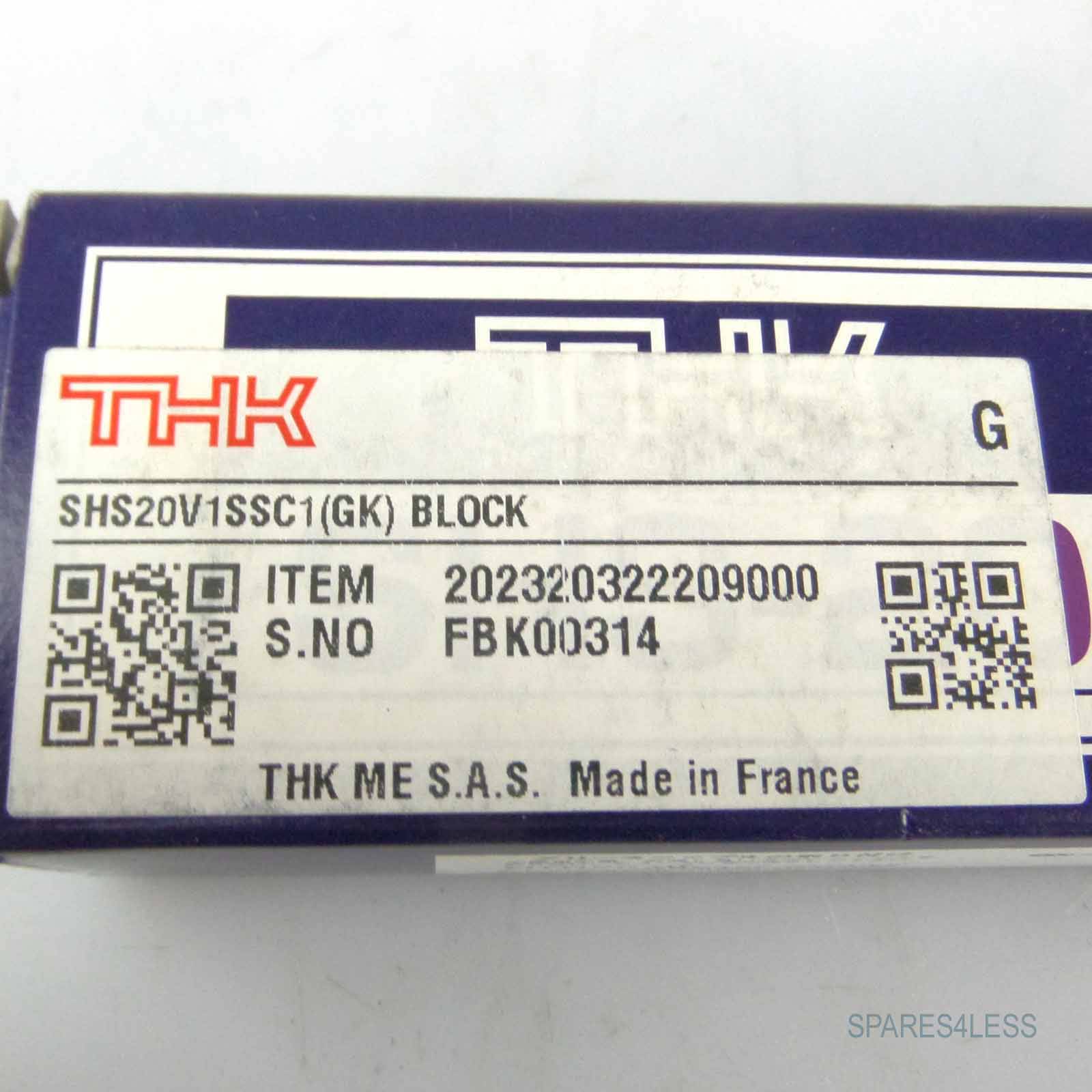 THK Linearführung SHS-20 SHS20V1SSC1(GK) Block OVP-3