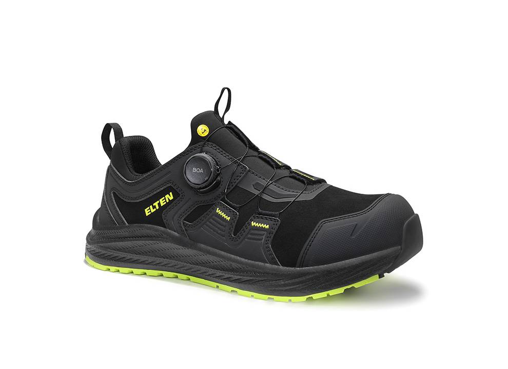 Sicherheitshalbschuh IVAR XXNF BOA® black-lime Low ESD S3S, Gr. 42