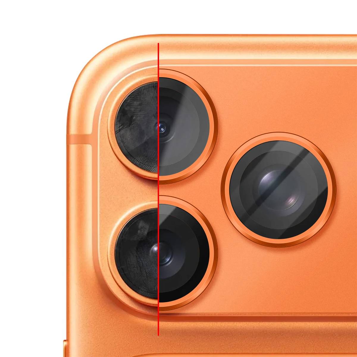 PanzerGlass Fender Kameraschutz iPhone 17 Pro, Cosmic Orange PG91919-2
