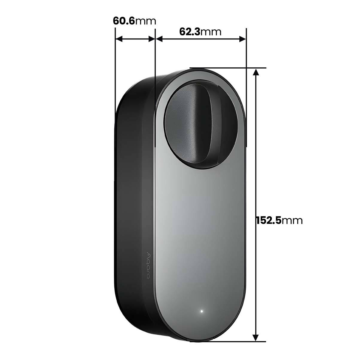 AQARA SMART GOME LOCK U200 LITE KIT/BLACK EL-D03D-B-3