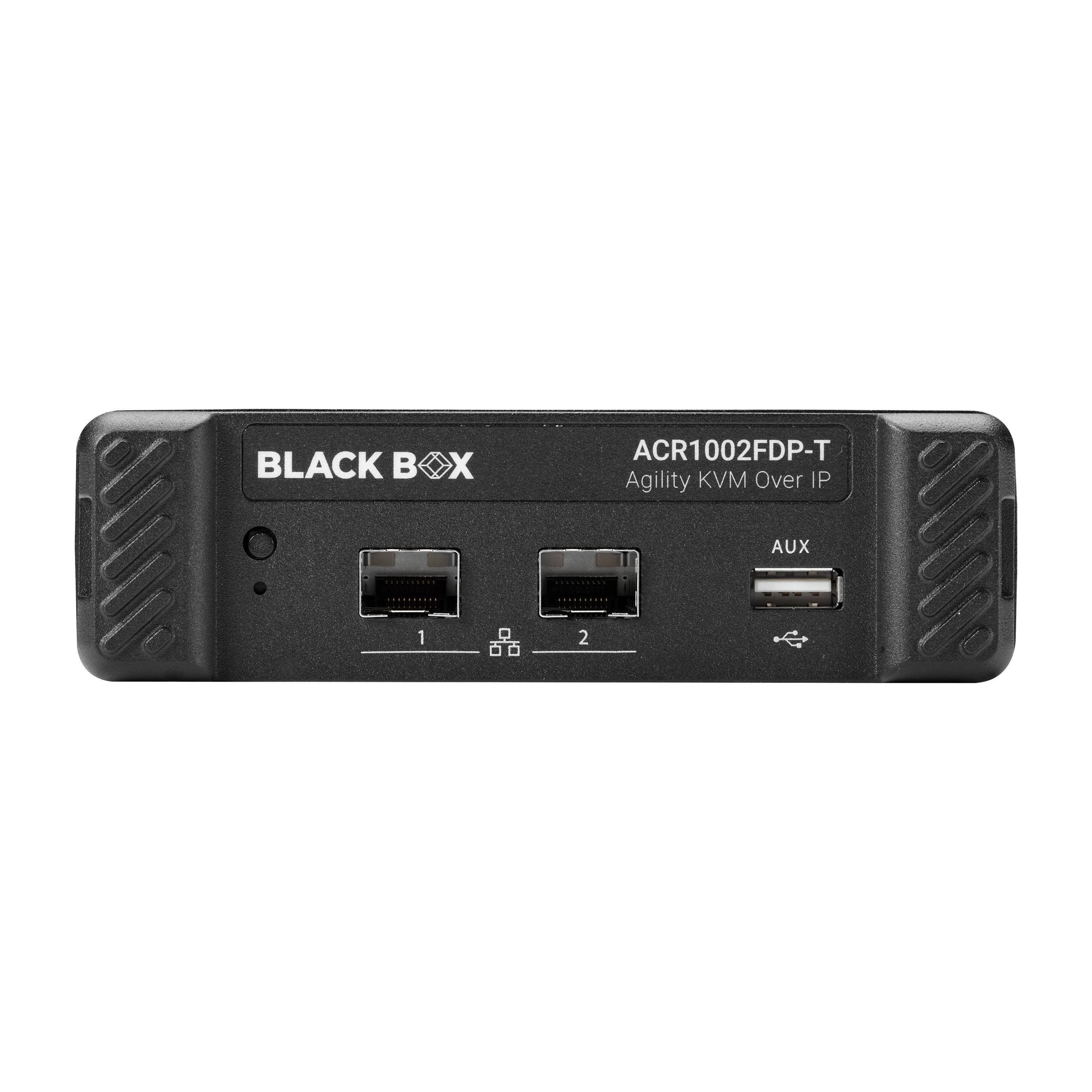 KVM-Over-IP Fiber Extender Transmitter - Dual-Monitor, DisplayPort, USB 2.0-1