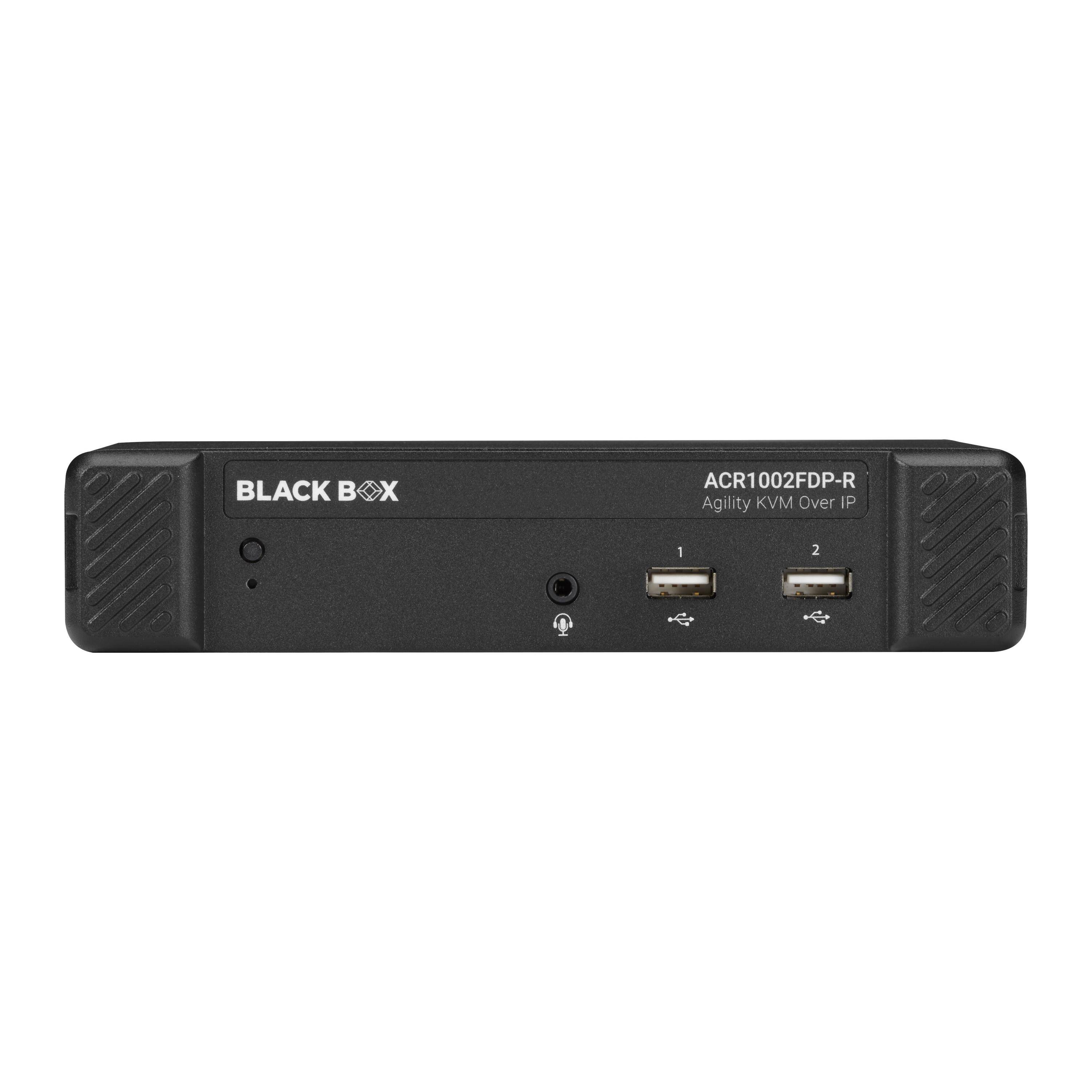 KVM-Over-IP Fiber Extender Receiver - Dual-Monitor, DisplayPort, USB 2.0-1