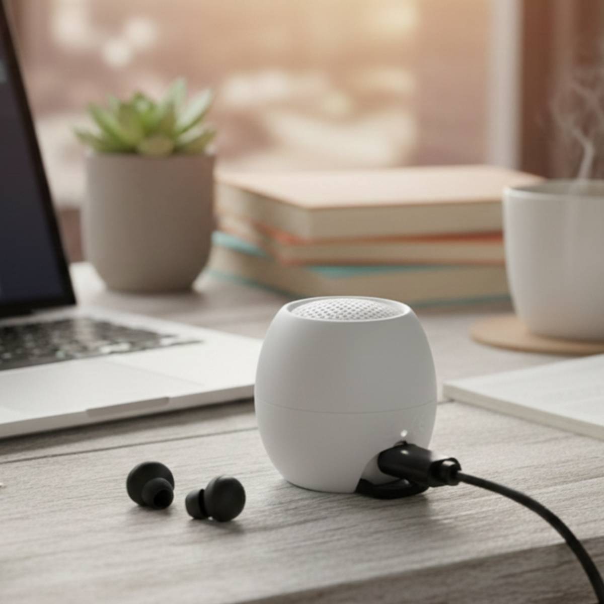 Boompods Zero Bluetooth® Lautsprecher Freisprechfunktion, stoßfest, Wasserfest Weiß-2