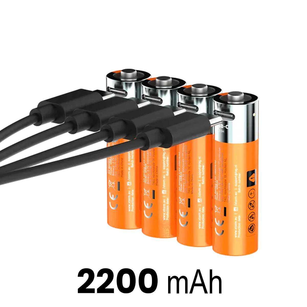 Xtorm XNG2AB4, Wiederaufladbarer Akku, AA, 3,7 V, 4 Stück(e), Endnutzer, 570 mAh-3