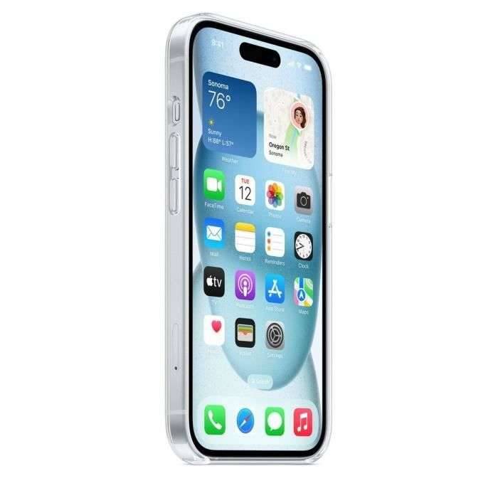Apple Clear Case mit MagSafe für iPhone 15, transparent MXRK3ZM/A-1