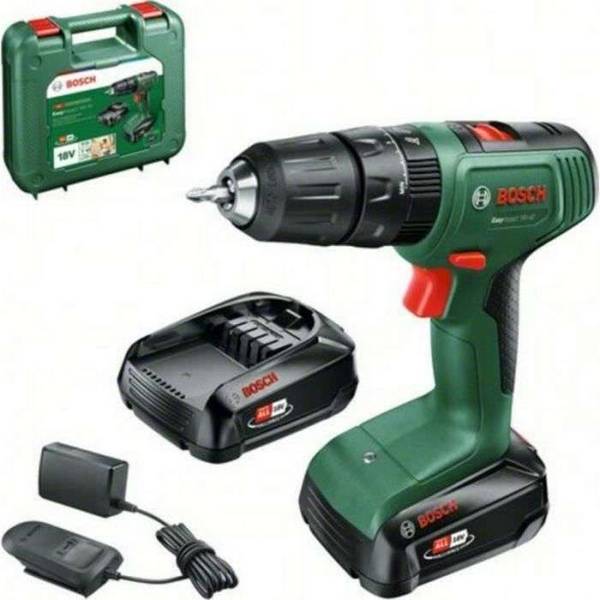 BOSCH EasyImpact 18V-40 (2x1,5Ah)+AL18V-20 Akku-Zweigang-Schlagbohrschrauber