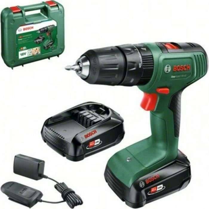 BOSCH EasyImpact 18V-40 (2x1,5Ah)+AL18V-20 Akku-Zweigang-Schlagbohrschrauber-0