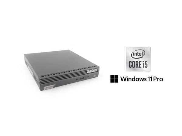 Lenovo ThinkCentre M80q Tiny-PC i5-10500T 8GB DDR4 RAM 256GB SSD Win11Pro - Refurbished A
