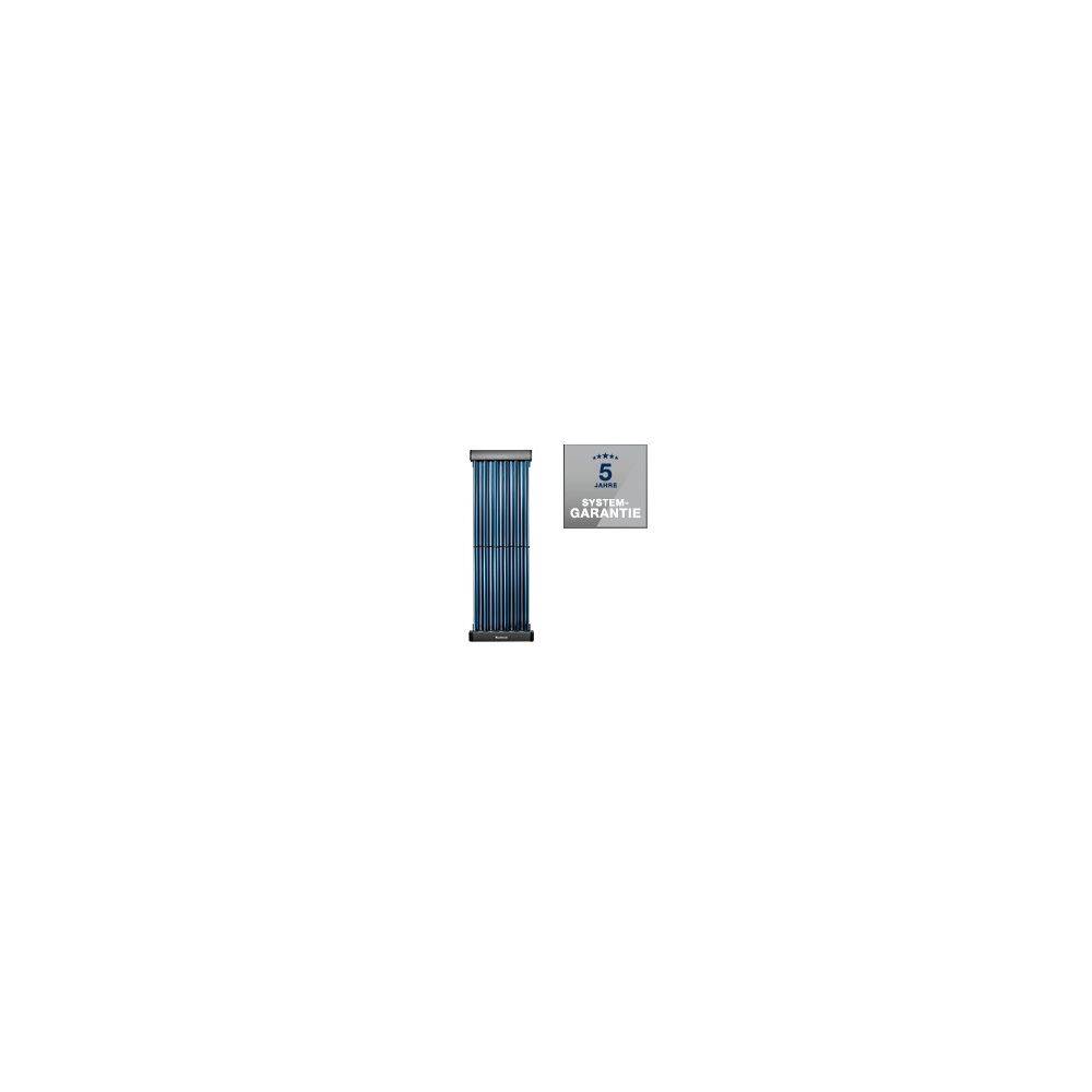 Buderus Logaplus Paket S73, 4x Vakuumkollektor SKR10, Aufdachmontage, WW-Speicher SMS310S-B, SM100, 4, 88m2, Silber-0