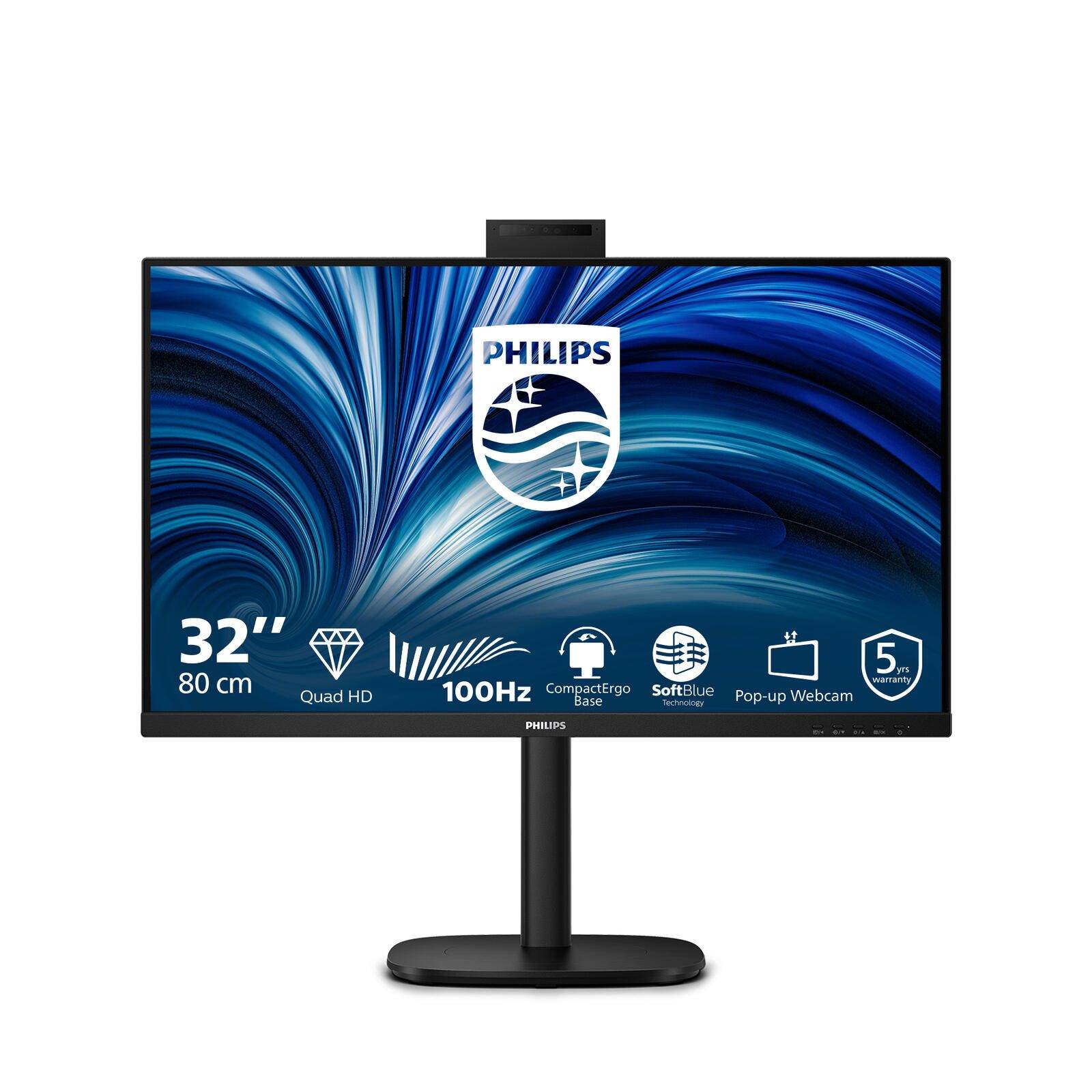 Philips 32B2U3601H - 3000 Series - LED-Monitor - 81.3 cm (32")-0