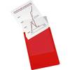 Magnet-Sichttasche aus Hart-PVC VE 10 Stk Format DIN A4 hoch rot. 86197349 861973 49