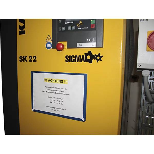 Magnet-Sichttasche aus Hart-PVC VE 10 Stk Format DIN A4 quer blau. 86198049 861980 49-1