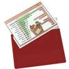 Magnet-Sichttasche aus Hart-PVC VE 10 Stk Format DIN A4 quer rot. 86197749 861977 49
