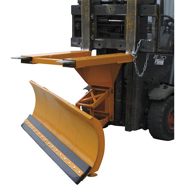 Schneeschild für Gabelstapler mit Polyurethanschürfleiste Schildbreite 1800 mm enzianblau 200 x 80 mm.-4