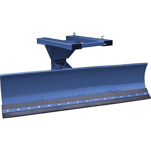 Schneeschild für Gabelstapler mit Polyurethanschürfleiste Schildbreite 1800 mm enzianblau 200 x 80 mm.-0
