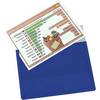 Magnet-Sichttasche aus Hart-PVC VE 10 Stk Format DIN A4 quer blau. 86198049 861980 49