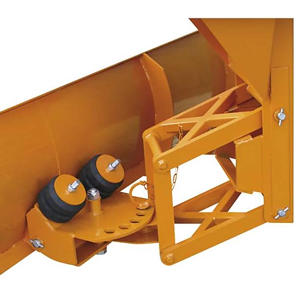 Schneeschild für Gabelstapler mit Gummischürfleiste Schildbreite 1800 mm enzianblau 200 x 80 mm. 86228349-4