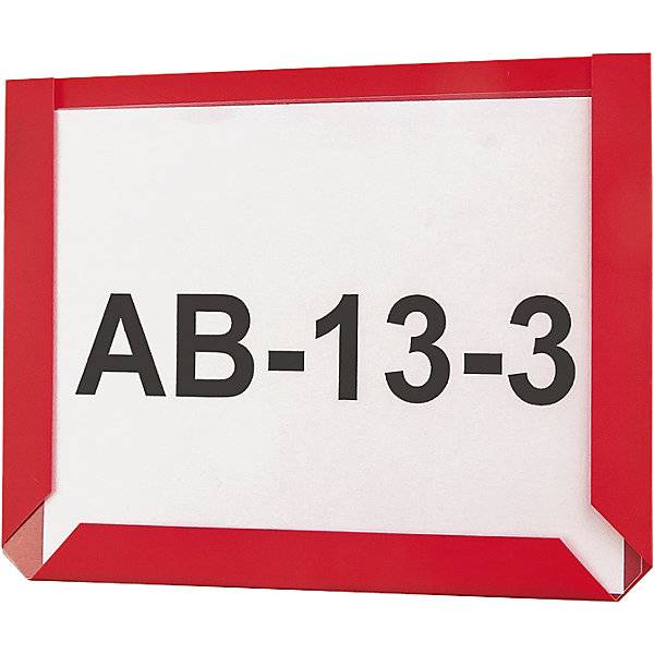Magnet-Sichttasche aus Hart-PVC VE 10 Stk Format DIN A4 quer blau. 86198049 861980 49-3