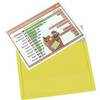 Magnet-Sichttasche aus Hart-PVC VE 10 Stk Format DIN A4 quer gelb. 86197849 861978 49