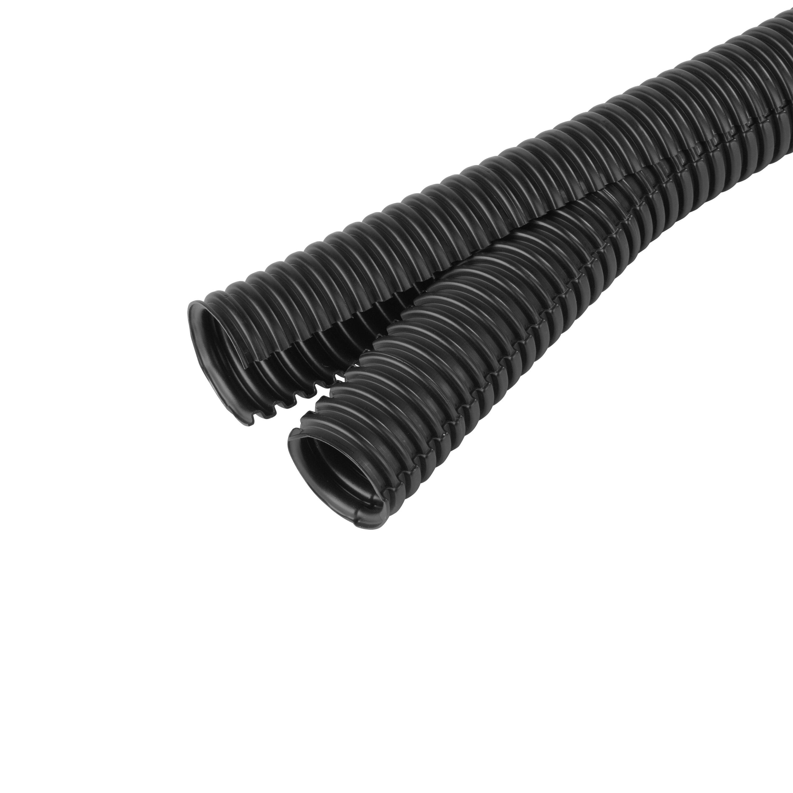 Fraenkische Rohrwerke Wellrohr verschliessbar Co-flex PP-UV NW20 schwarz 10m-Ring-1