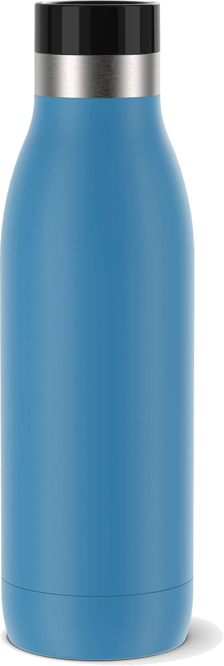 EMSA Bludrop Color N3110300, 500 ml, Fitness, Sport, Blau, Edelstahl, Junge/Mädchen, 24 h-4