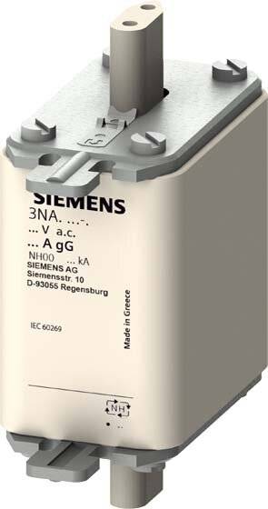 Siemens Indus.Sector NH-Sicherungseinsatz Gr.00 63A 500VAC 3NA38-2