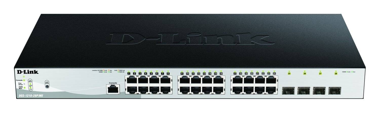 D-Link DGS 1210-28P/ME - Switch - managed - 24 x 10/100/1000 (PoE)-3