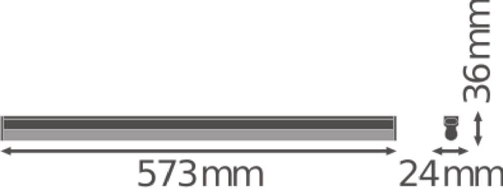Symbolbild für LEDVANCE LINEAR COMPACT HIGH OUTPUT LED-Lichtleiste LED LED fest eingebaut 10 W Warmweiß Weiß