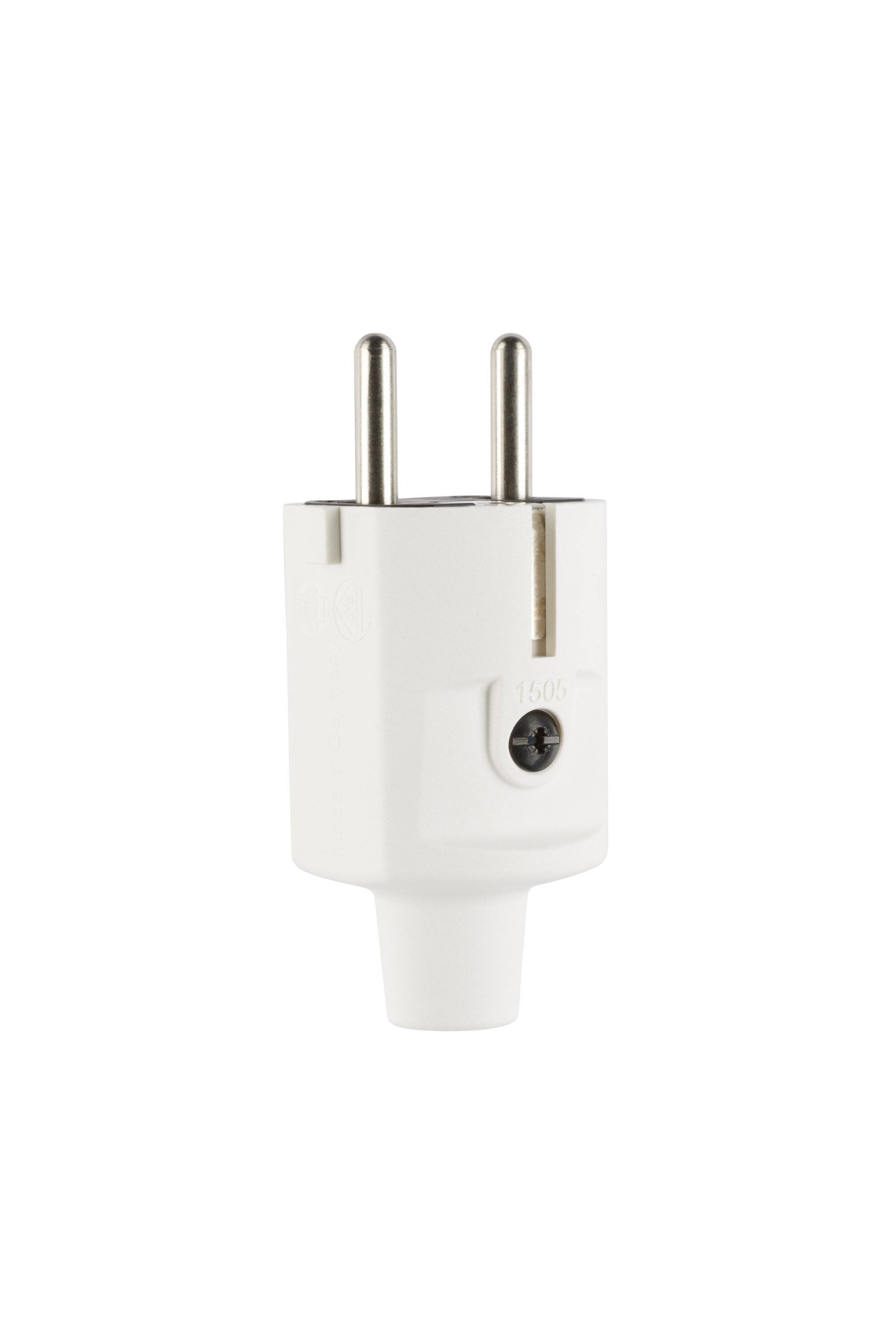 ABL Compact Stecker SCHUKO 100000047 frz./belgisch TPE weiß IP20-1